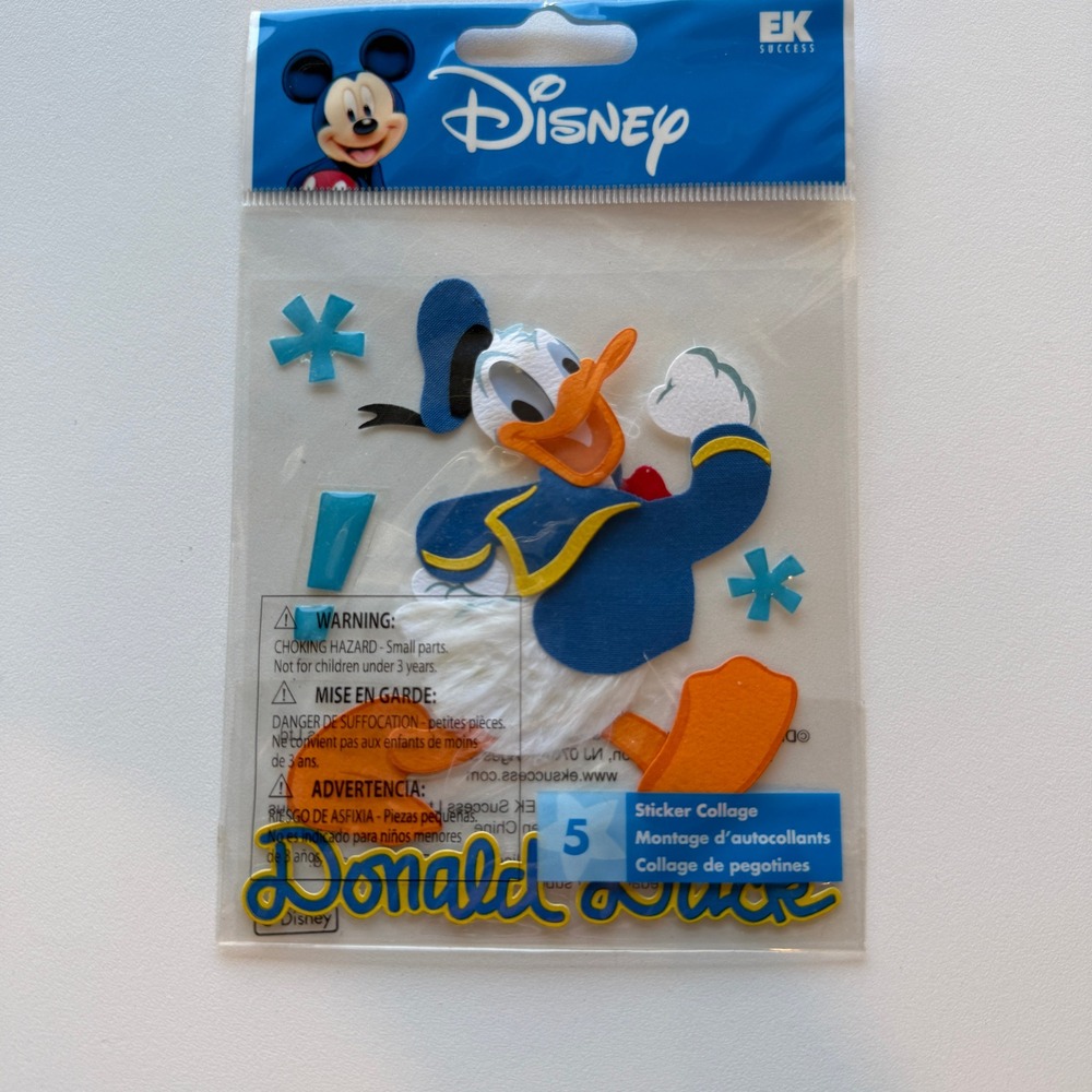 Disney Donald Duck 3D Sticker Collage Jolee's Boutique EK Success DJBM020 NEW